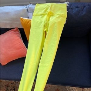 Beyond Yoga Highlighter Yellow Leggings